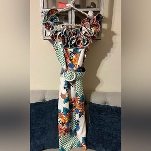 Multi-color Dress, Size: Large